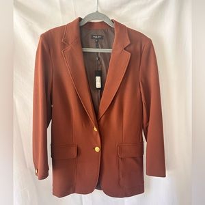 NWT Rag and Bone Cody wool-blend crepe blazer